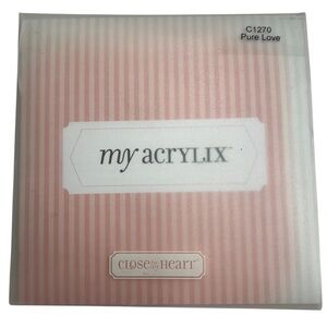 Close to My Heart My Acrylix Stamp Set- Pure Love Number C1270
